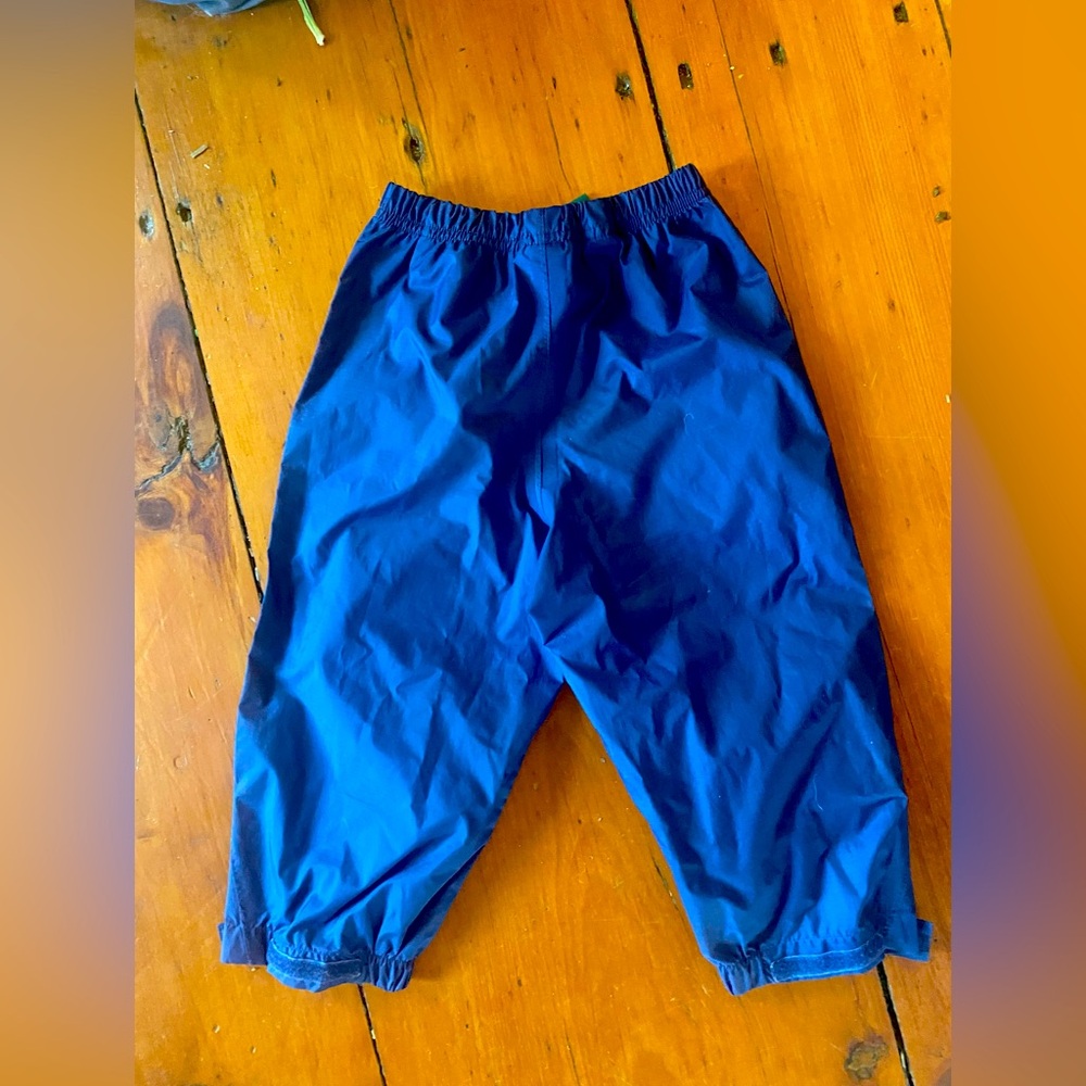 LL Bean kids rain pants, 12-18 months